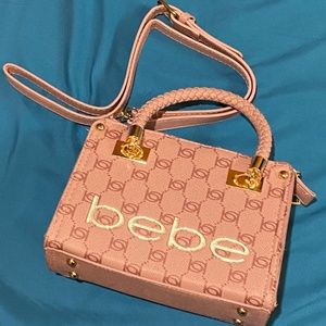 BEBE PINK MINI PURSE with Strap